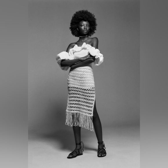 NWT ZARA RUFFLED BODYSUIT - Picture 9 of 12